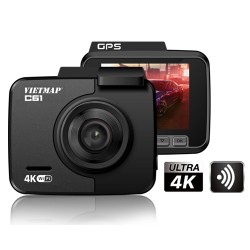 Camera hành trình Vietmap C61 Ultra HD 4K, cảnh báo giọng nói, cảnh báo tốc độ, góc quay 170 độ, Micro SD, GPS, Kết nối điện thoại Camera hành trình Vietmap C61 Ultra HD 4K, cảnh báo giọng nói, cảnh báo tốc độ, góc quay 170 độ, Micro SD, GPS, Kết nối điện thoại