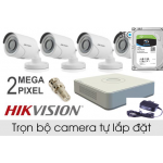 Bộ Camera 3 kênh Hikvision 1080P  ( 2.0 Megapixel)
